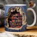 🔥HOT SALE NOW 49% OFF 🎁  - 3D Bookshelf Mug